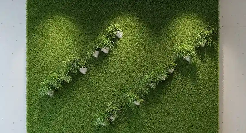 Artifical wall Grass