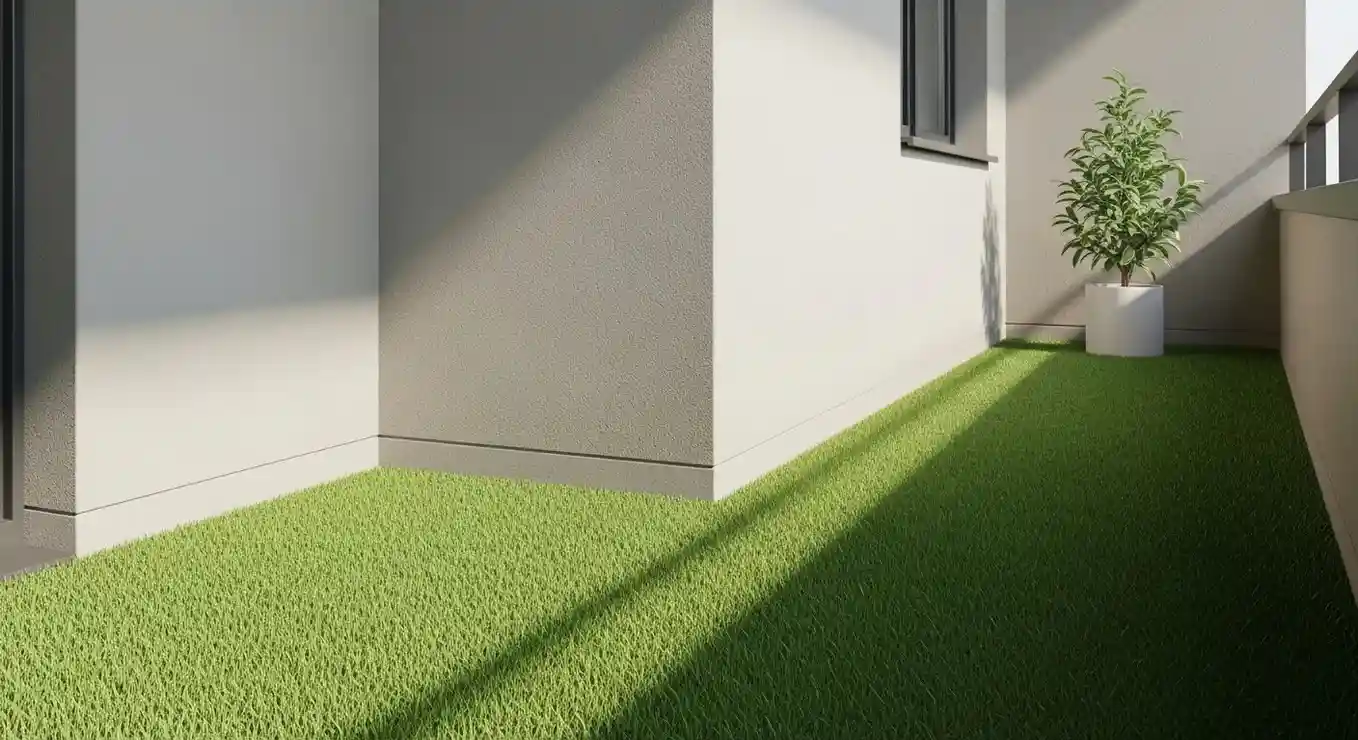 artificial grass on balcony