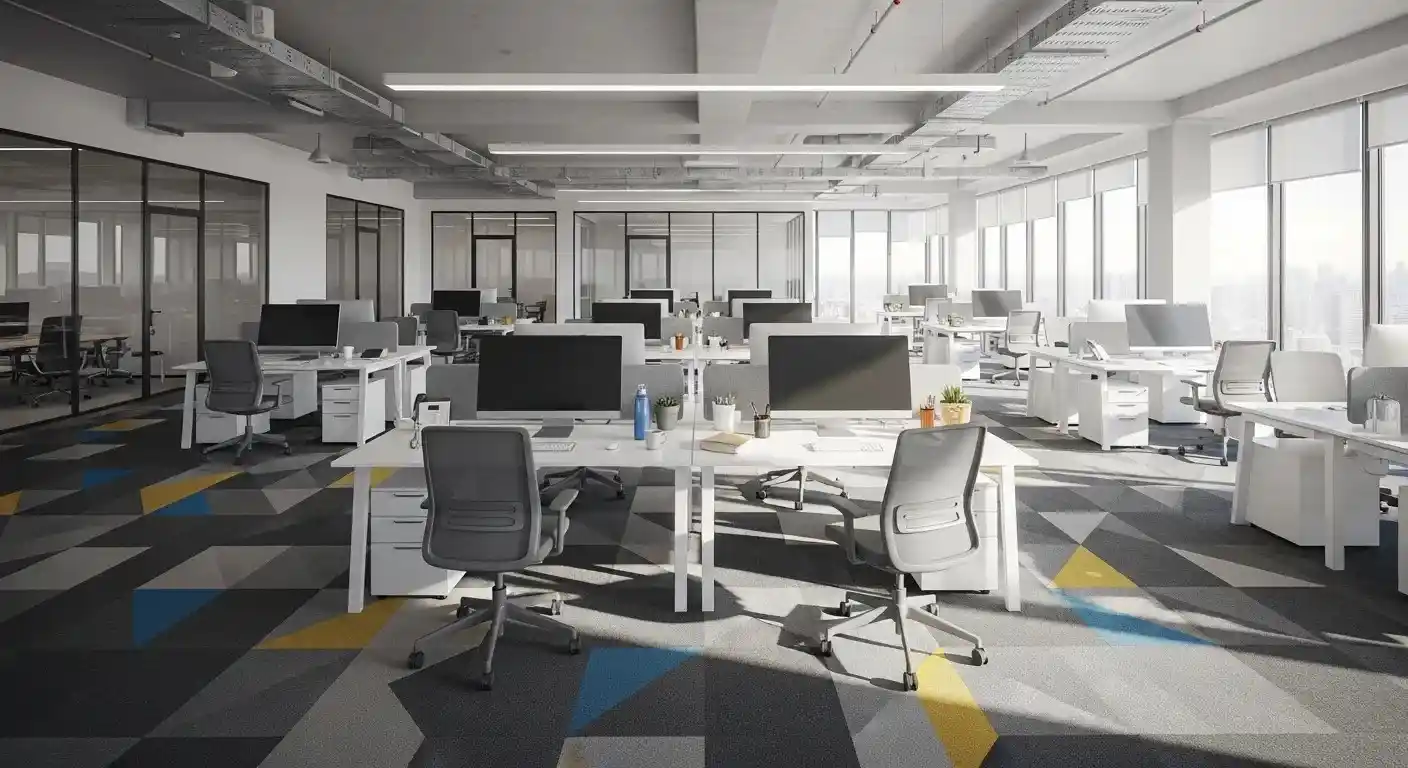 Office carpet tiles
