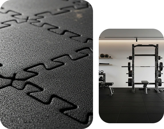 interlocking gym flooring