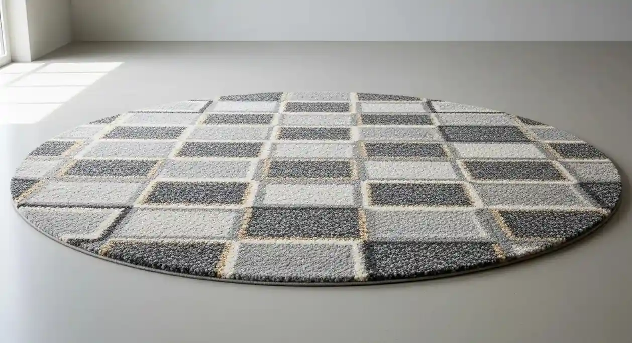 living room round carpet