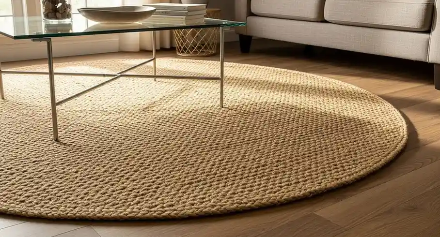 round livingroom carpet