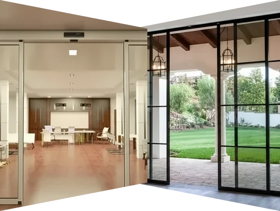 Sliding door frames