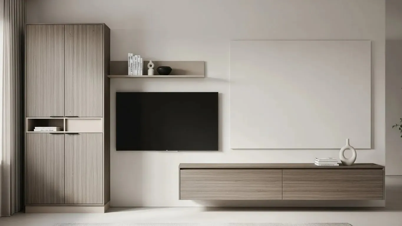 Custom TV Wall Unit Dubai store